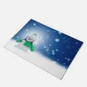 Snowman Wishes Deurmat (Schuin)