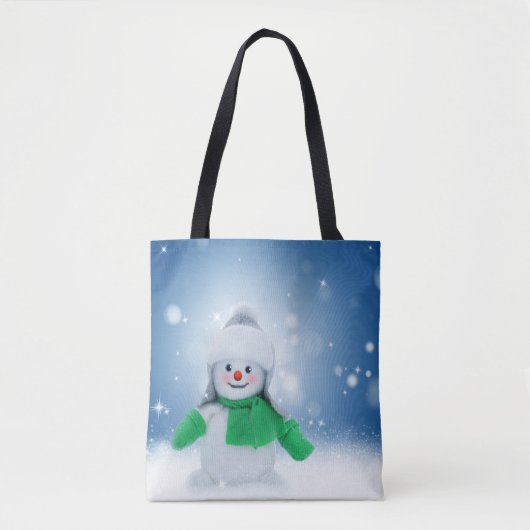 Snowman Wishes Tote Bag (Voorkant)
