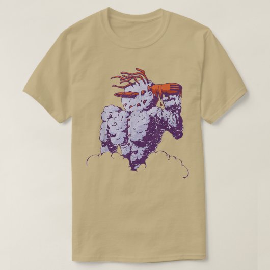 Snowman With Blow Dryer Snow Winter T-shirt (Design voorkant)