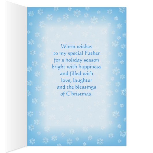 Snowman Wonderland voor kerstkaart (Binnen (Rechts))