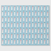 Snowman Wrapping Paper Cadeaupapier (Vlak)