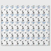 Snowman Wrapping Paper Cadeaupapier (Vlak)