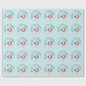 Snowman Wrapping Paper Cadeaupapier (Vlak)
