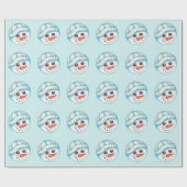 Snowman Wrapping Paper Cadeaupapier (Vlak)