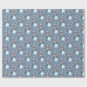 Snowman Wrapping Paper Cadeaupapier (Vlak)