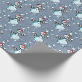 Snowman Wrapping Paper Cadeaupapier (Hoek)