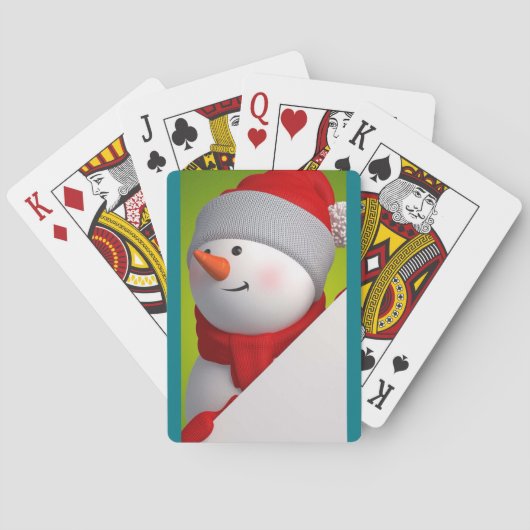 Snowmankaarten Speelkaarten (Achterkant)