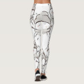Snowmanpatroon Leggings (Achterkant)