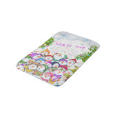 Snowmans Bath Mat kerstparty (Gekanteld)