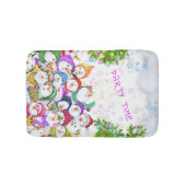 Snowmans Bath Mat kerstparty (Voorkant)