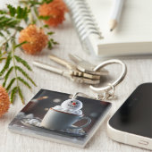 Snowman's Delight Sleutelhanger (Voorkant Rechts)