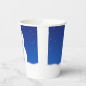 Snowman's Draw je gezicht kerstmis Papieren Bekers (Links)