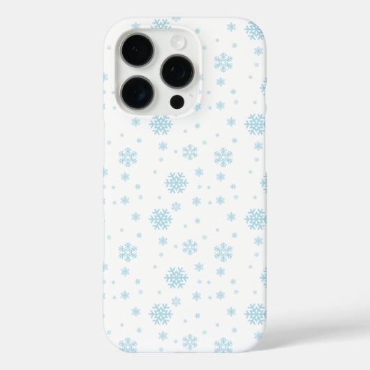Snowmans en Snowflakes naadloos patroon Case-Mate iPhone Case (Achterkant)