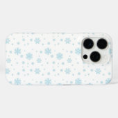 Snowmans en Snowflakes naadloos patroon Case-Mate iPhone Case (Achterkant (horizontaal))