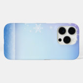 Snowmans en Snowflakes naadloos patroon Case-Mate iPhone Case (Achterkant (horizontaal))