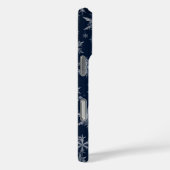 Snowmans en Snowflakes naadloos patroon Case-Mate iPhone Case (Achterkant / Rechts)