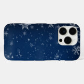 Snowmans en Snowflakes naadloos patroon Case-Mate iPhone Case (Achterkant (horizontaal))