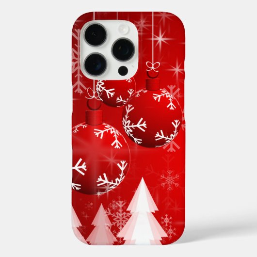 Snowmans en Snowflakes naadloos patroon Case-Mate iPhone Case (Achterkant)
