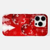 Snowmans en Snowflakes naadloos patroon Case-Mate iPhone Case (Achterkant (horizontaal))