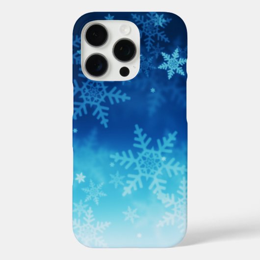 Snowmans en Snowflakes naadloos patroon Case-Mate iPhone Case (Achterkant)
