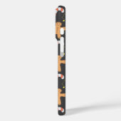 Snowmans en Snowflakes naadloos patroon Case-Mate iPhone Case (Achterkant / Links)