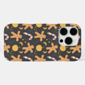 Snowmans en Snowflakes naadloos patroon Case-Mate iPhone Case (Achterkant (horizontaal))