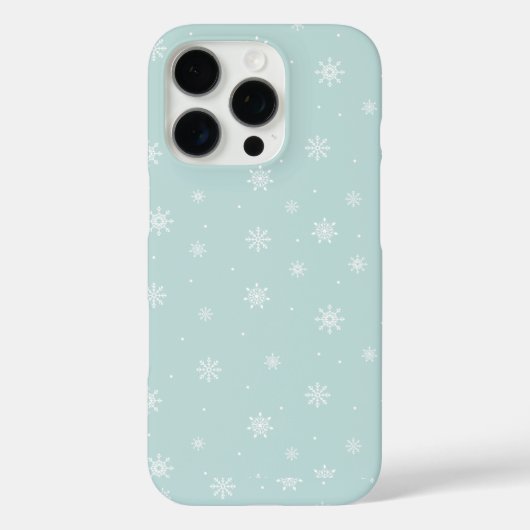 Snowmans en Snowflakes naadloos patroon Case-Mate iPhone Case (Achterkant)