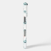 Snowmans en Snowflakes naadloos patroon Case-Mate iPhone Case (Achterkant / Rechts)