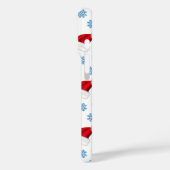 Snowmans en Snowflakes naadloos patroon Case-Mate iPhone Case (Achterkant / Links)