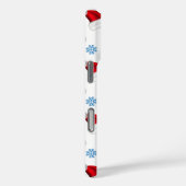 Snowmans en Snowflakes naadloos patroon Case-Mate iPhone Case (Achterkant / Rechts)