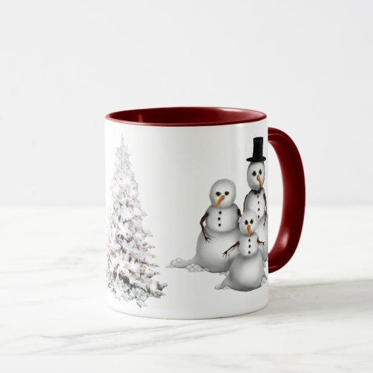 Snowmans Kerst mok (Voorkant rechts)