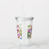 Snowmans kerstcadeau voor acrylle tumbler acryl drinkbeker (Links)