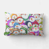 Snowmans kerstcadeau voor de piloot kussen (Voorkant)