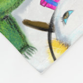 Snowmans kerstcadeau voor kerstcadeau fleece deken (Hoek)