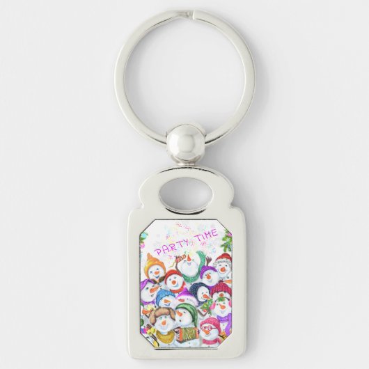Snowmans kerstcadeau voor Sleutelhanger (Voorkant)