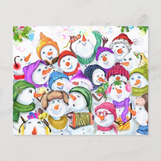 Snowmans kerstcadeautjes flyer (Achterkant)