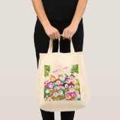 Snowmans kerstfeest Canvas tas Celebratie (Voorkant (product))