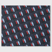 Snowman's Letter to Santa Painting by Alfred Fox Cadeaupapier (Vlak)