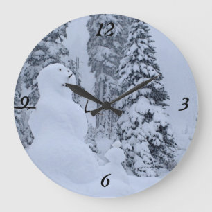 Snowmans paradijs grote klok