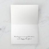 Snowman's Party Prettige feestdagen Holiday Card (Binnen)