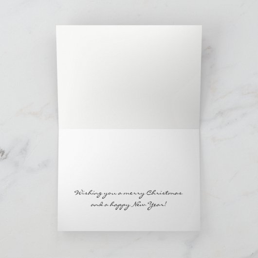 Snowman's Party Prettige feestdagen Holiday Card (Binnen)