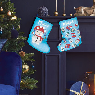 Snowman's Winter Wonderland Kerstmis Grote Kerstsok