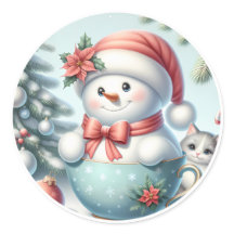 Snowmansticker