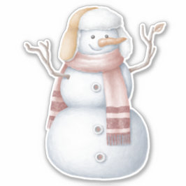 Snowmansticker Sticker