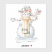 Snowmansticker Sticker (Vel)