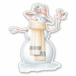 Snowmansticker Sticker