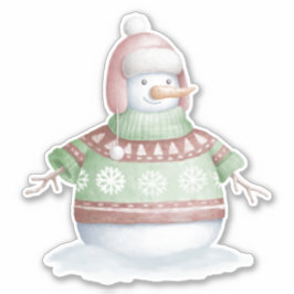 Snowmansticker Sticker