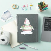Snowmansticker Sticker (iPad Cover)