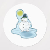 snowmanstickers labels (Design 1)