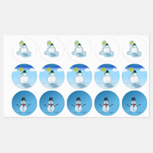 snowmanstickers labels